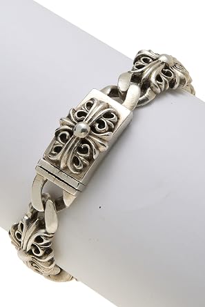 Pre-Loved Sterling Keeper Link Bracelet, Silver