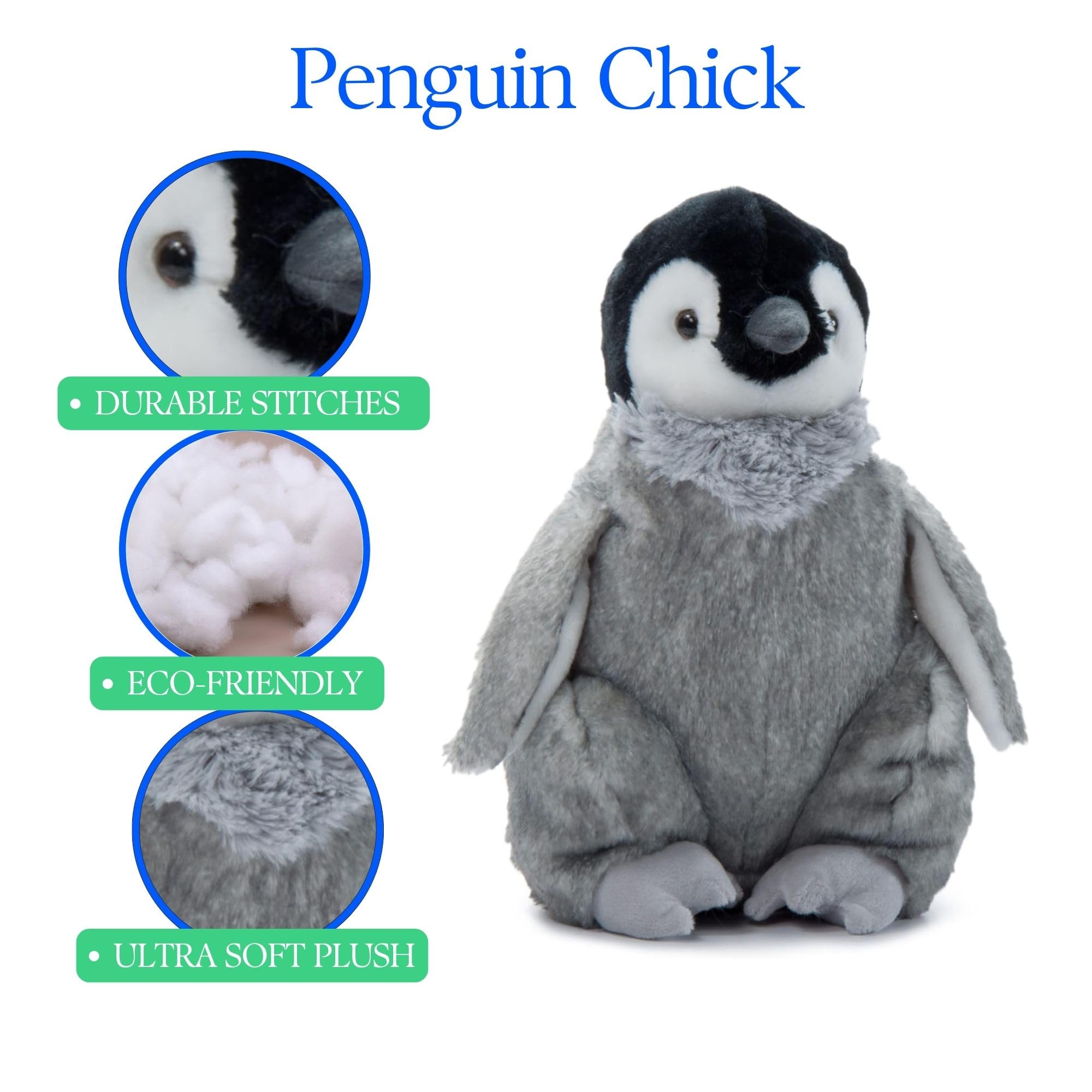 Amazon.com: The Petting Zoo Penguin Chick Stuffed Animal Plushie