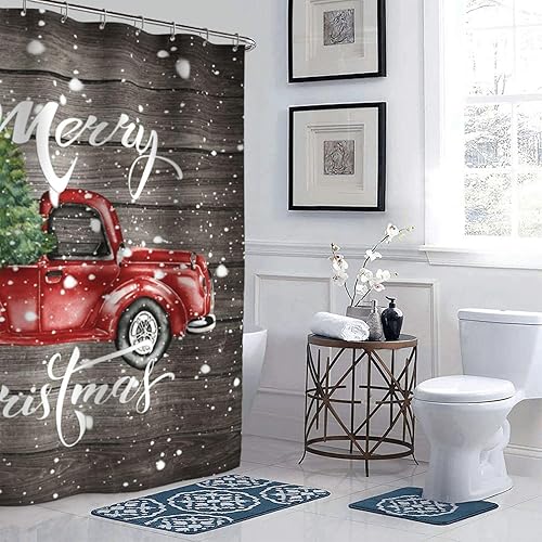 Miniatura 5 de YETTA YANG Juego de cortina de ducha para baño, diseño abstracto de mármol azul marino, dorado, decoración del hogar, opacidad, cortina de spa, 72 x