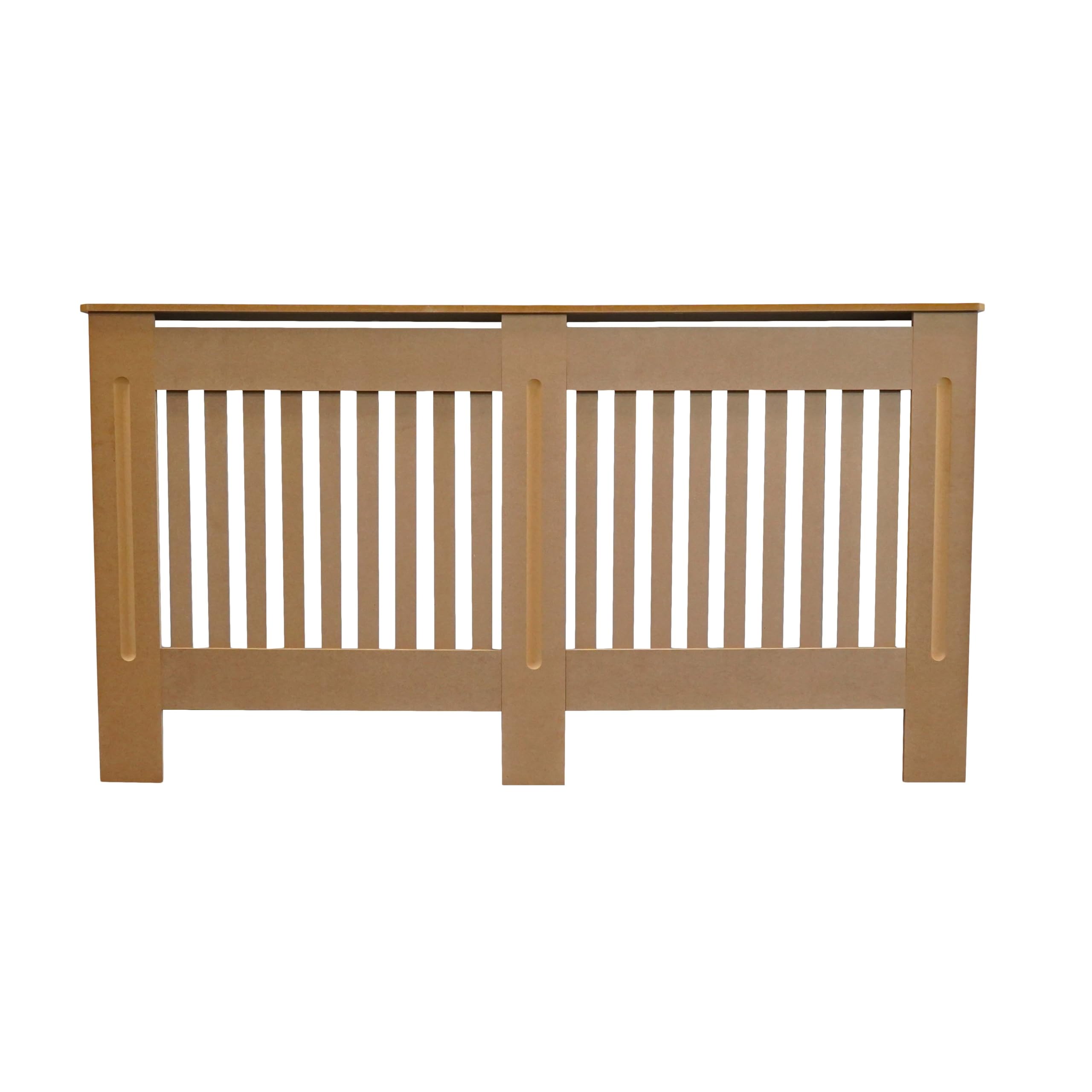 Jack Stonehouse Natural Unpainted Vertical Line Radiator Cover Large