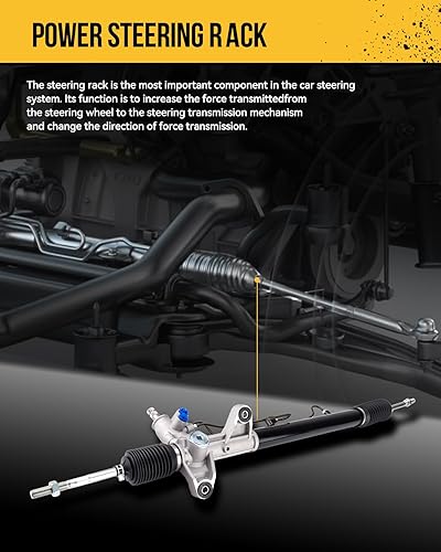 Miniatura 7 de KAC Montaje de piñón de cremallera de dirección asistida compatible con BMW 325i 323i 328i 330i 325Ci 330Ci E46,18000076-101,