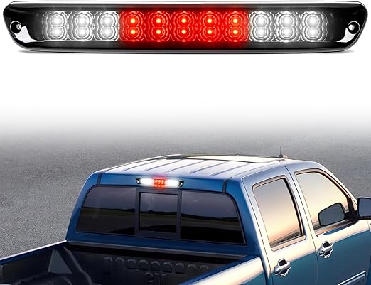 Nilight Third Brake Light Tail High Mount 3rd Stop Cargo Reverse LED Lights Smoked Lens Compatible with Chevy Colorado and GMC Canyon 2004 2005 2006 2007 2008 2009 2010 2011 2012 Pickup Truck