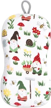MUkitchen Festive Print Kitchen Sponge - Gnomes