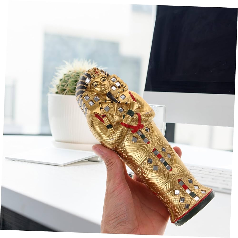 『AW DESIGN』ファラオ像 オブジェ 人形 エジプト置物 RWmis22 Amazon.co.jp: エジプトのファラオ像、ユニークなミイラと