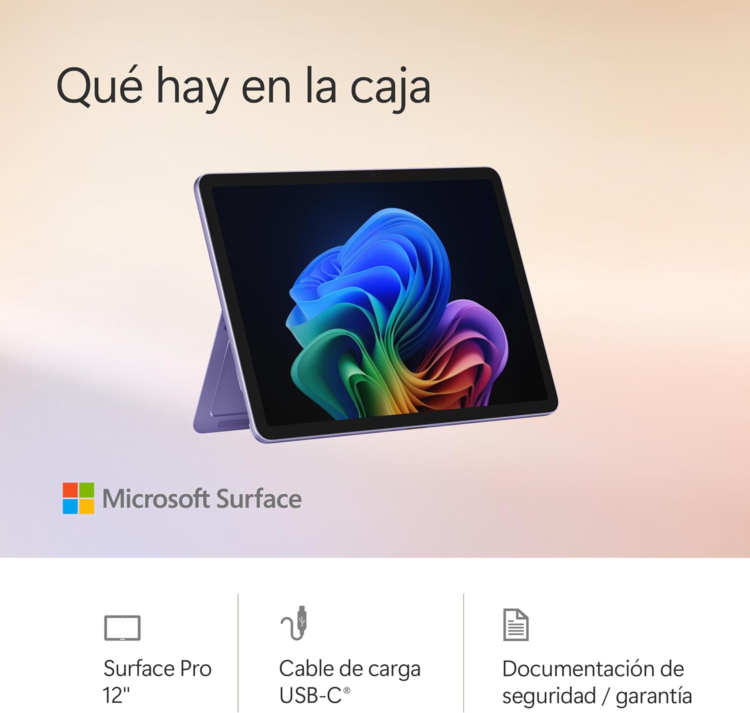 Microsoft Surface Pro | Copilot+ PC | Pantalla táctil LCD 12” | Snapdragon X Plus | 16GB RAM | Almacenamiento de 512GB | Último Modelo | Violeta 7