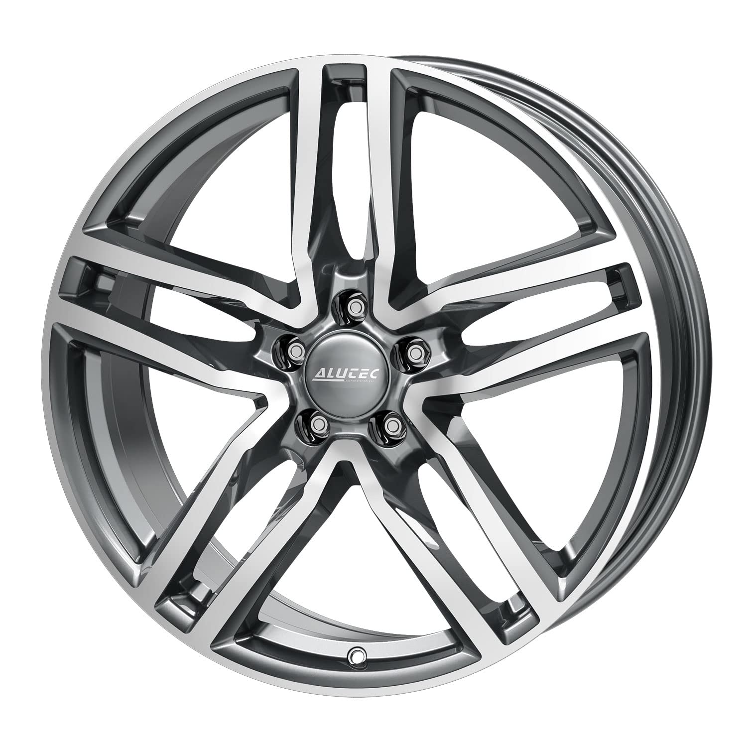 4 x felgi Alutec Ikenu 6.5Jx16 ET32 4 x 108 grafitowe polerowane fronty kompatybilne z Citroen C4 e-C4