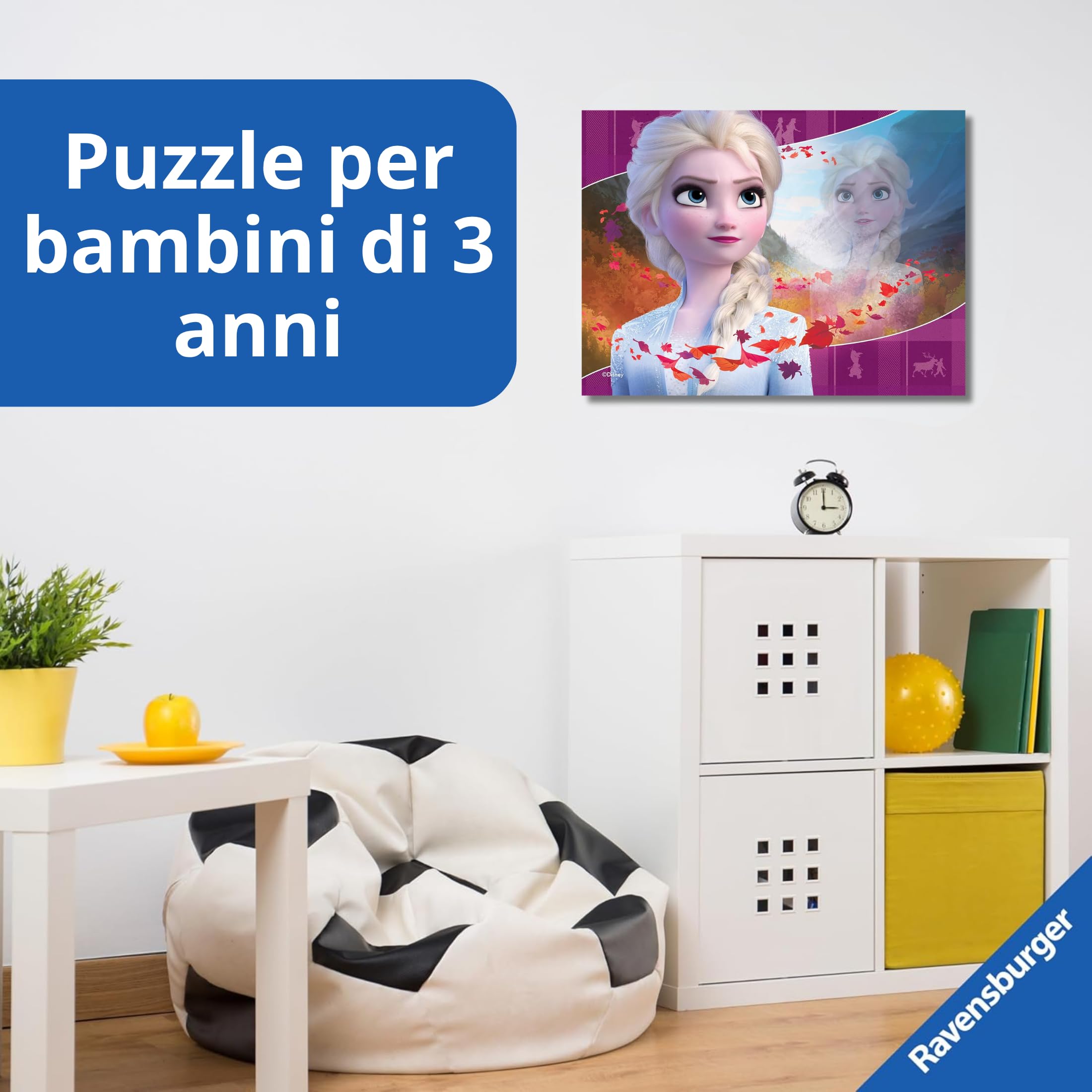 Ravensburger - Puzzles Disney Frozen 2 4 Pack | Puzzle Bambini 3 Anni In Su | Regalo Bimba 3 Anni In Su 72 Pezzi | Puzzle Bambini 19 X 14 Cm | Puzzles Stitch Bambina