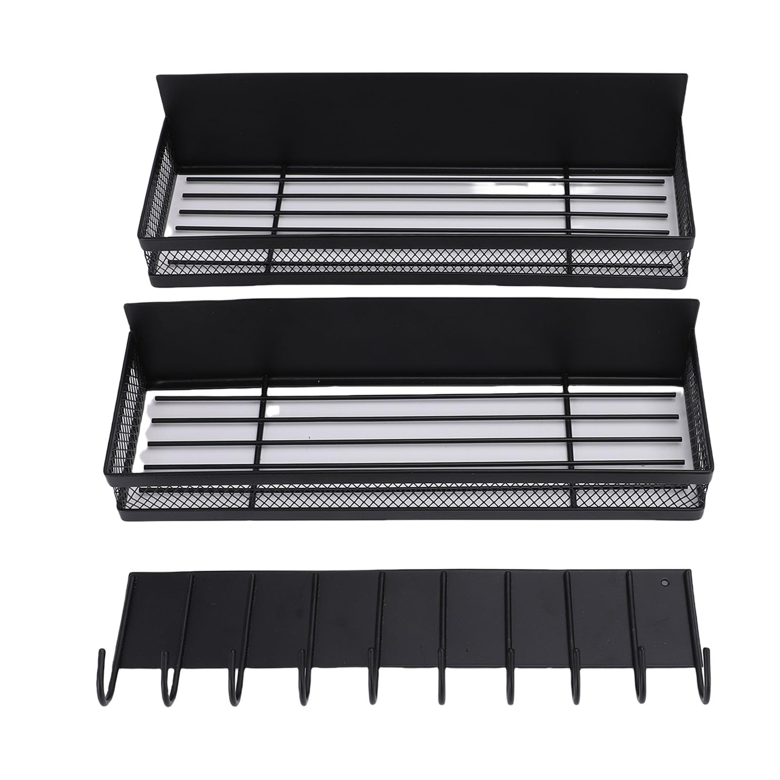 Fockety Scaffale Magnetico per Frigorifero, Organizer Metallico con