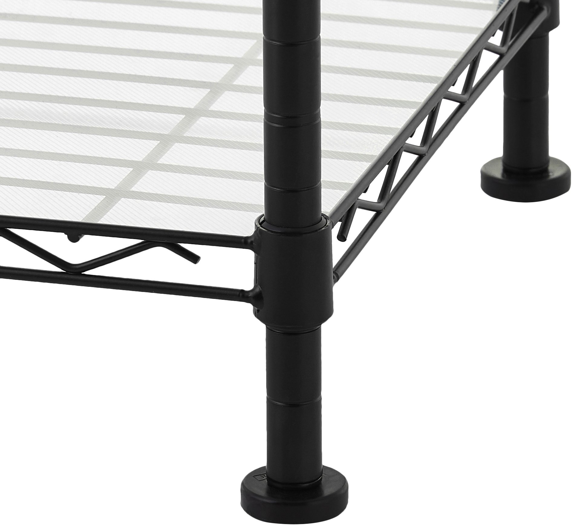 Amazonbasics Expandable Metal Hanging Storage Organizer Rack Wardrobe