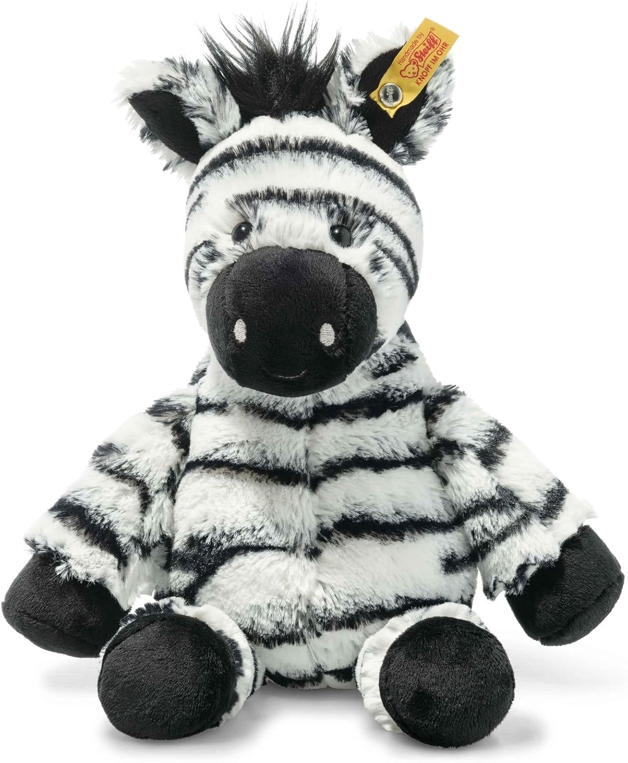 Steiff Handcrafted Since 1880 Premium Plush Wild Animals Stuffed Animal - 12" Zora Zebra