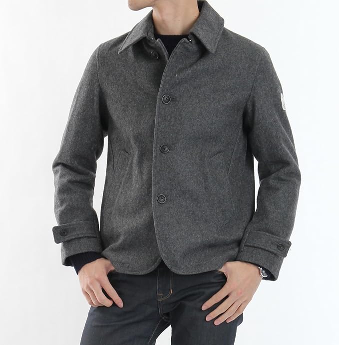 Amazon フィデリティ Fidelity シングルpコート Twm104 メンズ アウター ピーコート ジャケット ネイビー 79 Xl コート ジャケット 通販