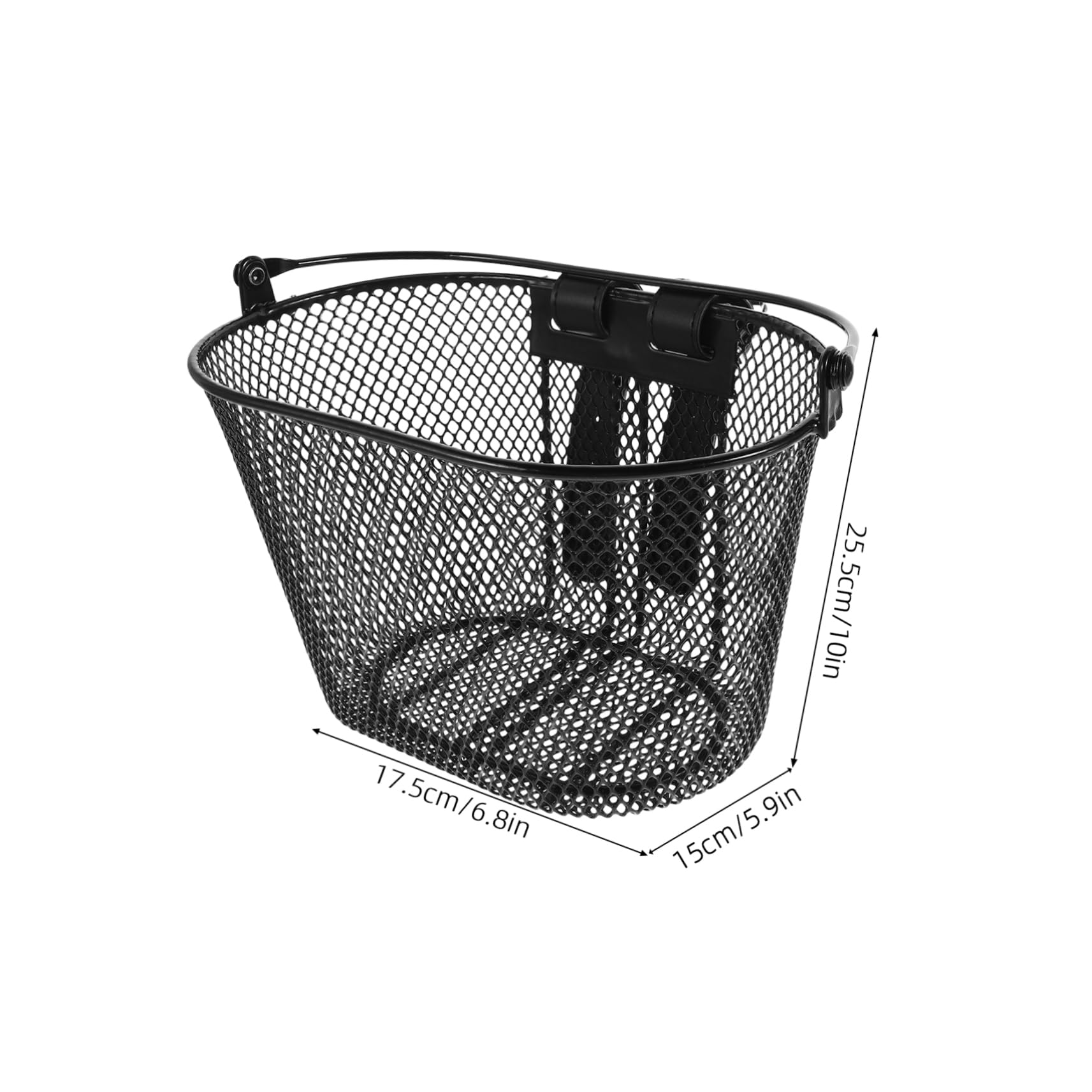VICASKY Metal Wire Bicycle Basket Durable Front Handlebar Carrier for Friendly Biking Adventures and Easy Access Bicycles and Scooters