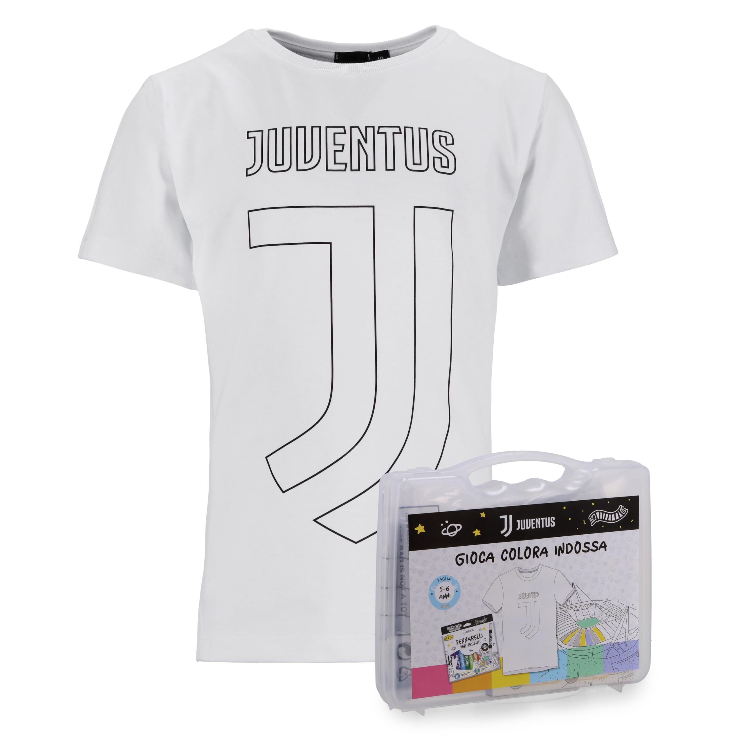 Juventus Kolor i Noszenie Walizka Kolorowanka Koszulka Oficjalna 3 lata
