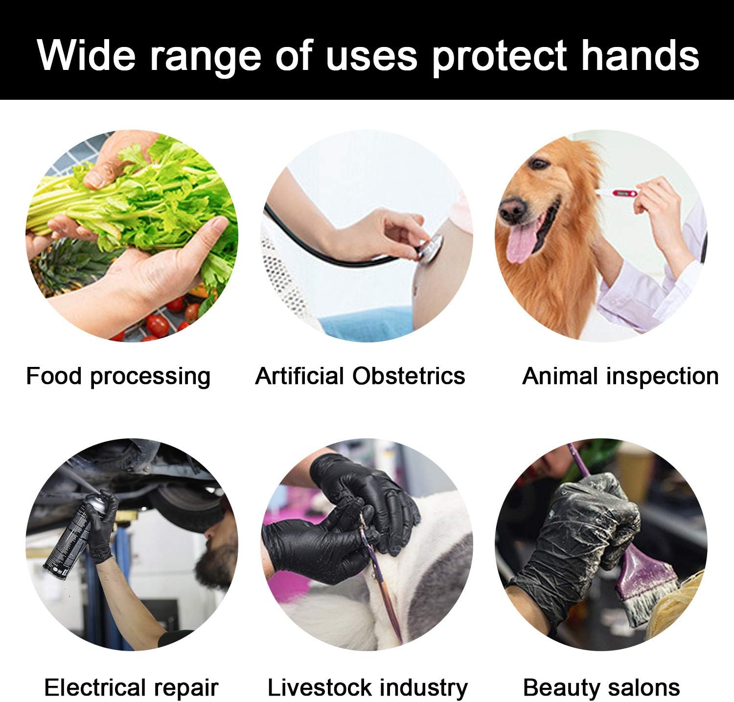 20 Pairs Field Dressing Gloves, Deer Gutting Gloves and Nitrile Mittens, Deer Cleaning Gloves, Field Dressing Mittens with Long and Short Gutting Gloves Combo Pack for Hunting : Sports & Outdoors