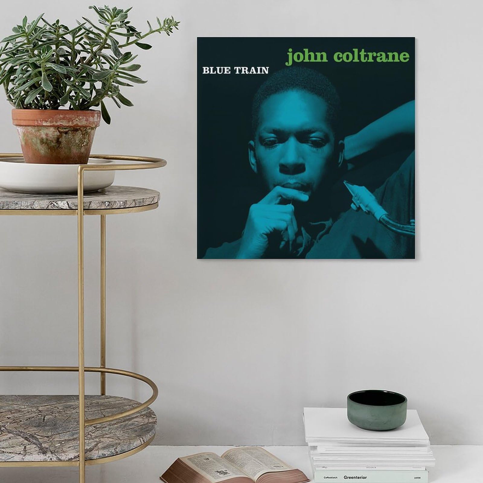 額縁付き】A2 ポスター ジョンコルトレーン 額縁付き】ジョン