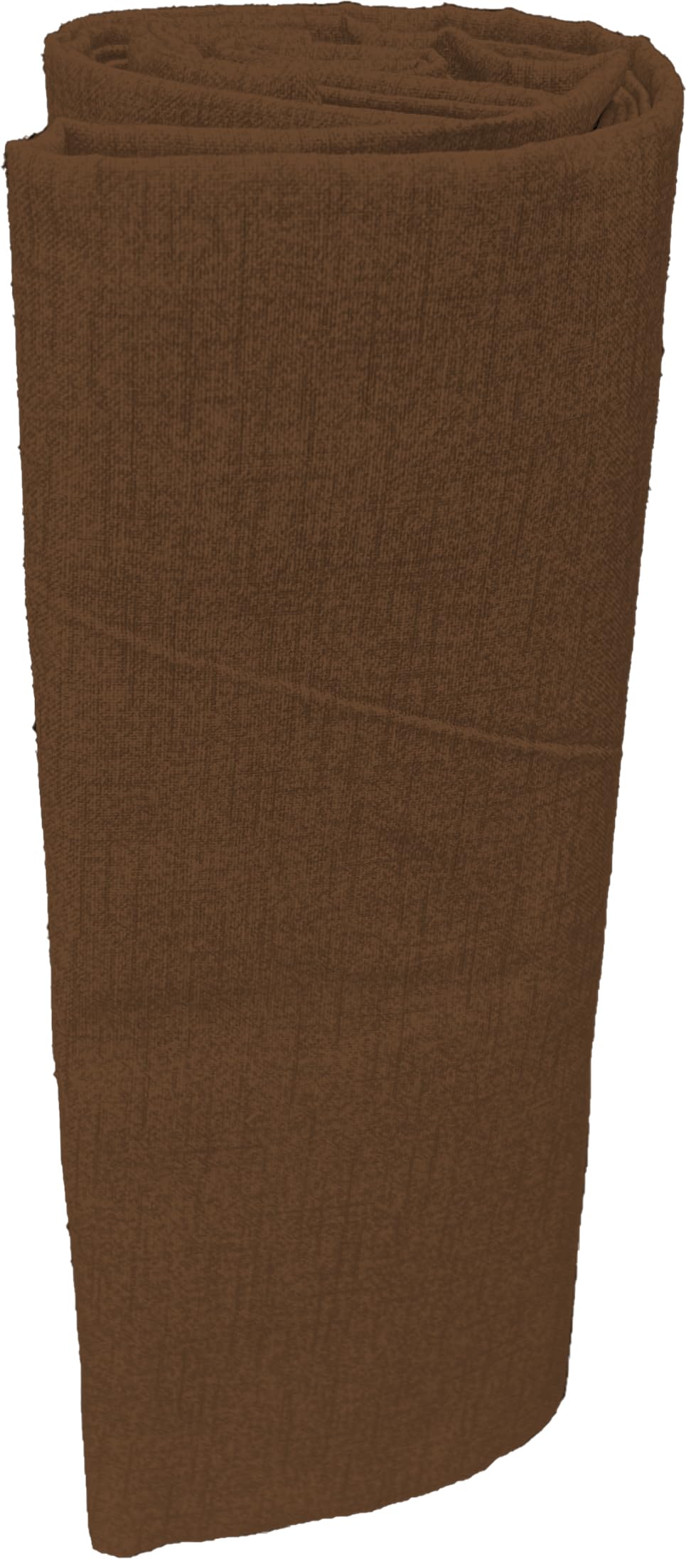 Foulard Art Sunny Large Sofa Bedspread and Cover in Thick and Durable Polycotton Fabric, Solid and Melange, Machine Washable, Multipurpose (Dark Brown, 170 x 270 cm)