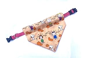 Stylish Thanksgiving Dog Bandana: Slip-On Collar Accessory for Festive Canines