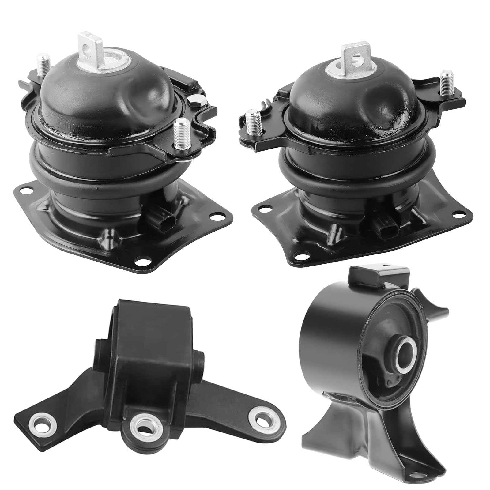 Photo 1 of 4Pcs Engine Motor Mount & Transmission Mount, For Honda Pilot 3.5L FWD 2009-2015, Replace OE: A65078, A4587, A65077, A65015, 50830-SZA-A01, 50820-SHJ-A03
