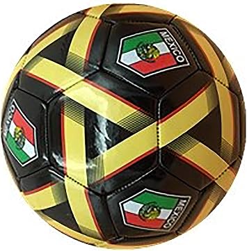 PVC Cover Offical Regular Size 5 Summer Outdoor Sport Teams Game Soccer Ball USA/Meixco Flag Printed