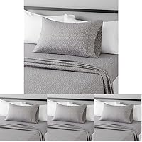 Vista 128 de Yaxa Basics - Juego de sábanas de microfibra ligeras súper suaves y libres de arrugas y transpirables de 3 piezas con bolsillos de 14 pulgadas