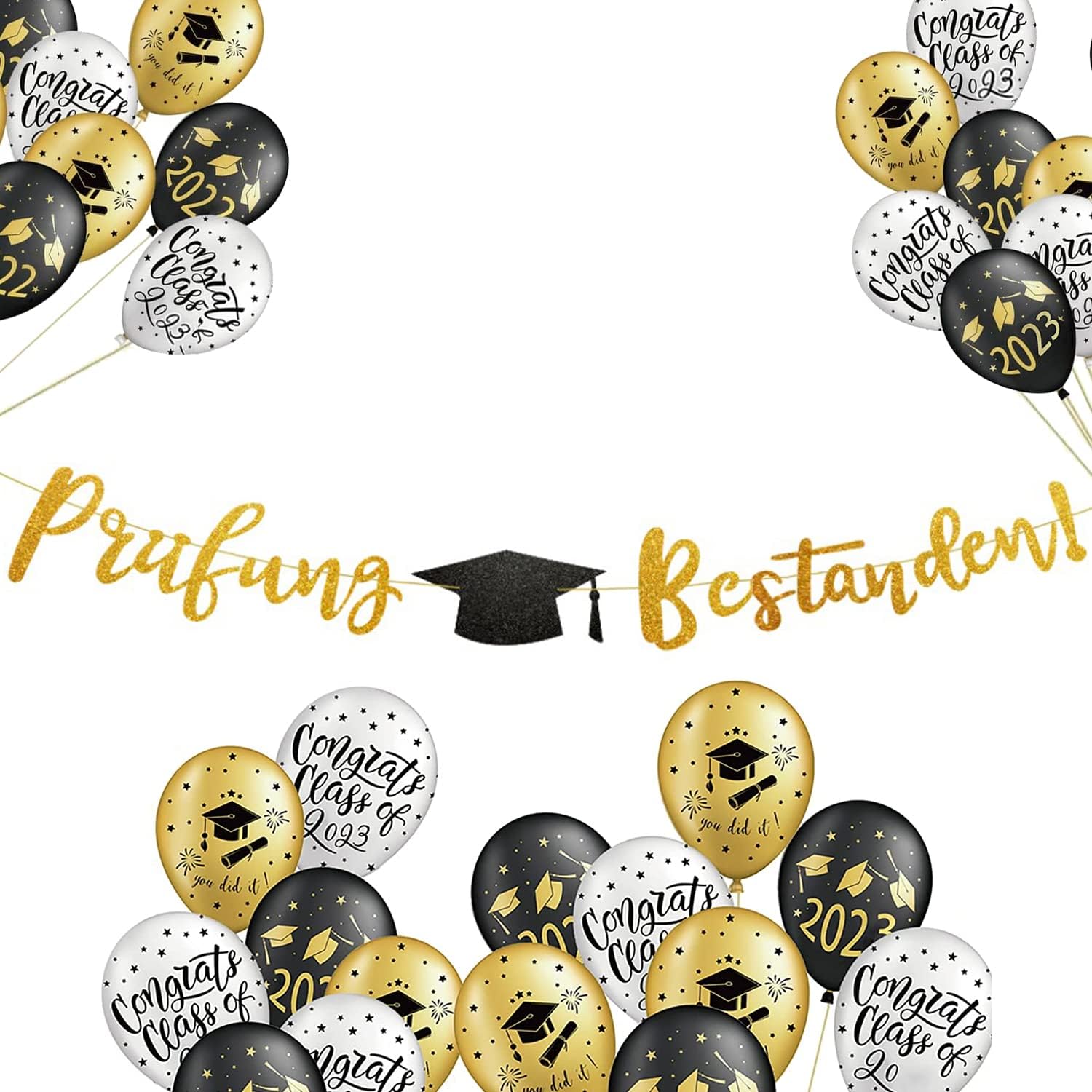 Graduation Bunny Plüschpuppe - Süße Abschluss Dekoration