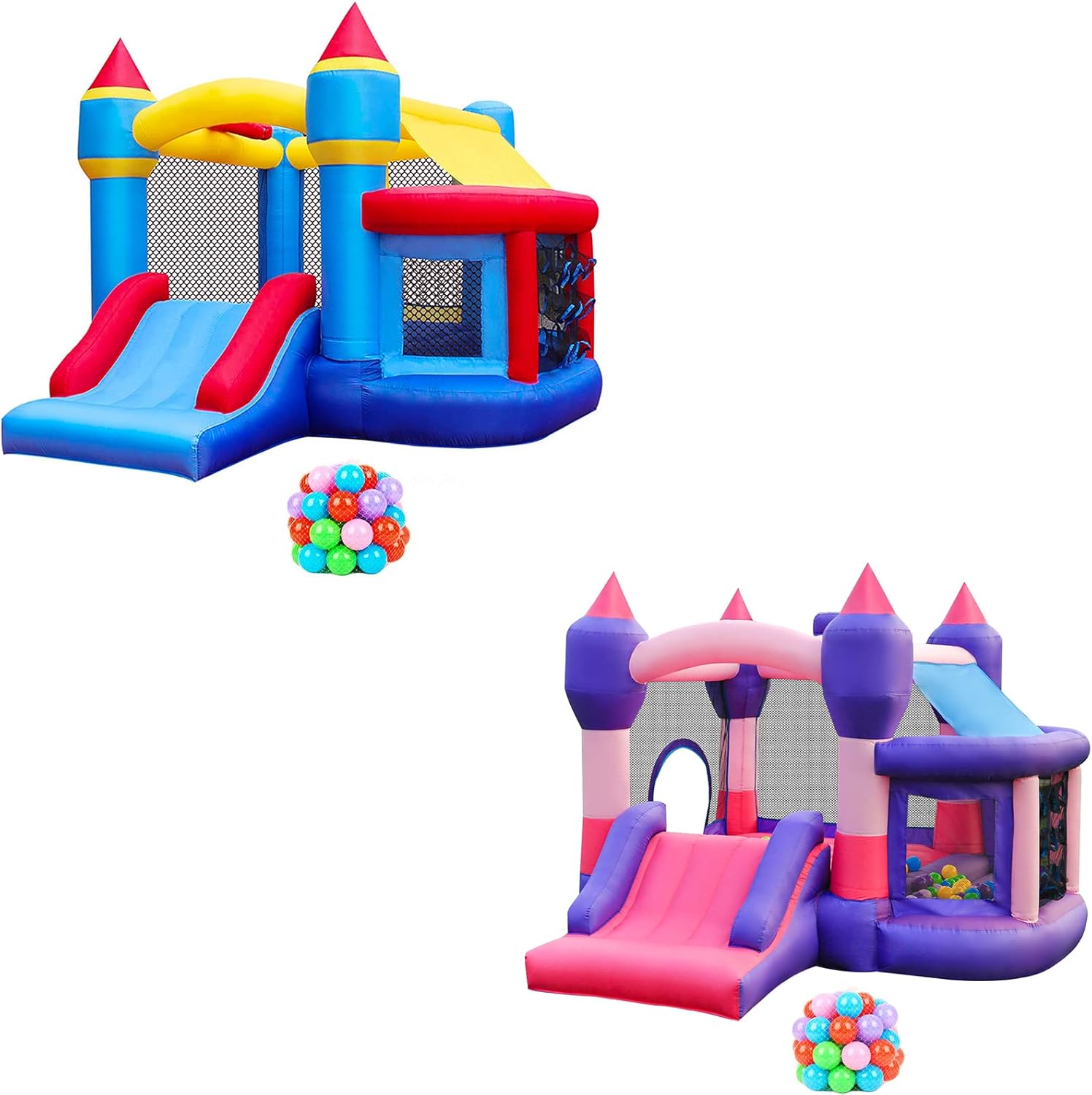 RETRO JUMP Inflatable Water Slide & Bounce House Bundle (122+314)