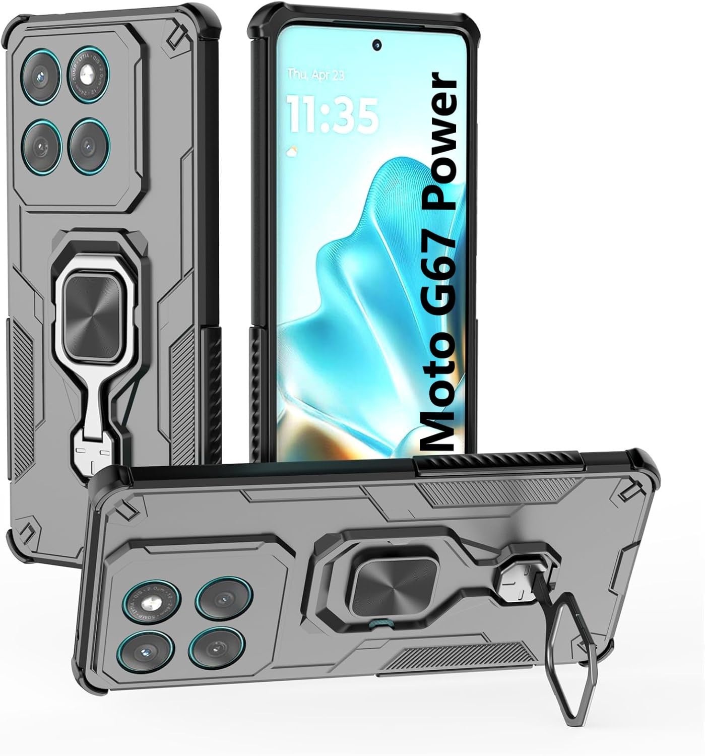 Lustre Back Cover Transparent Case Compatible with Motorola Moto G57 Power /G67 Power | Slim Soft TPU Case, Anti-Scratch Cover with Four-Corner Protection Raised Camera Guard — Amazon image 12