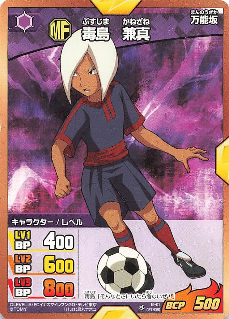 Amazon.co.jp: イナズマイレブンGO TCG 毒島 兼真（万能坂） IG-01(037