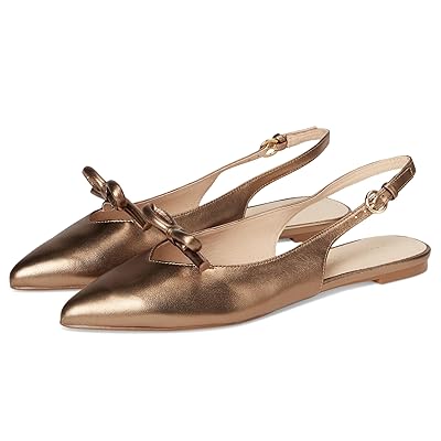 Jack Rogers Lennox Flat Sling Metallic Nappa Women