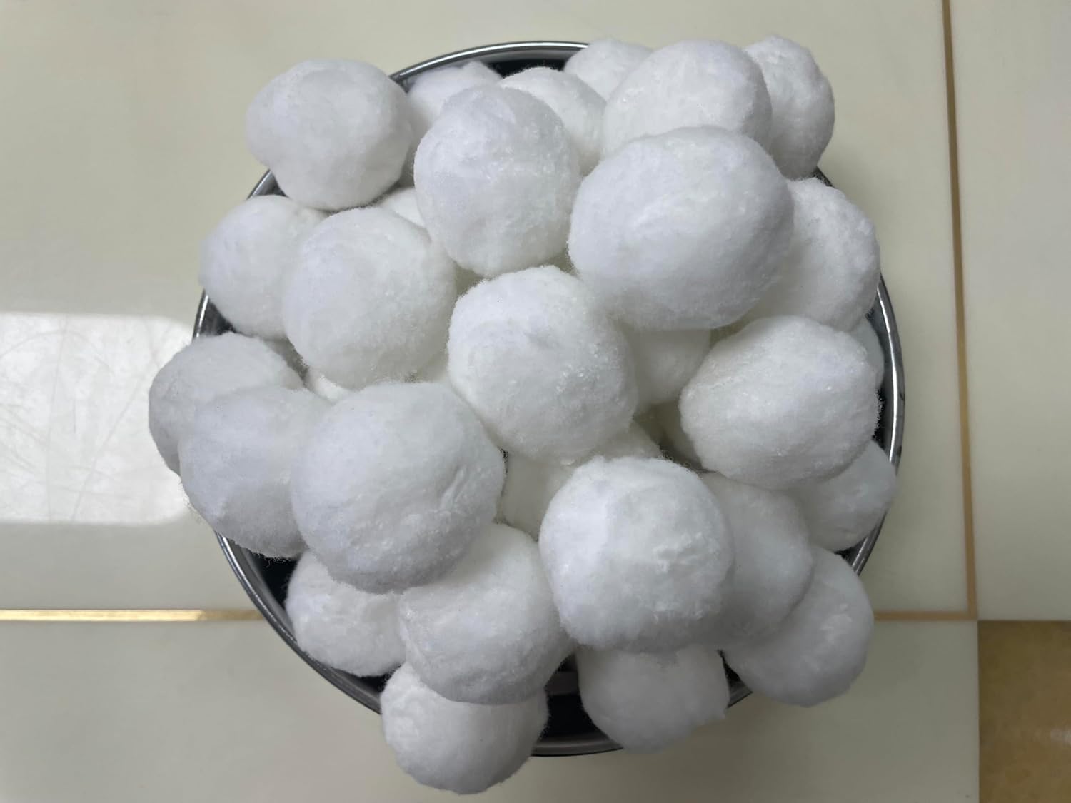 Fiber Ball Filtration Media, 44 lbs Reusable Eco-Friendly Swimming Filter Balls for Swimming Pool Aquarium Fish Tank Sand Filter