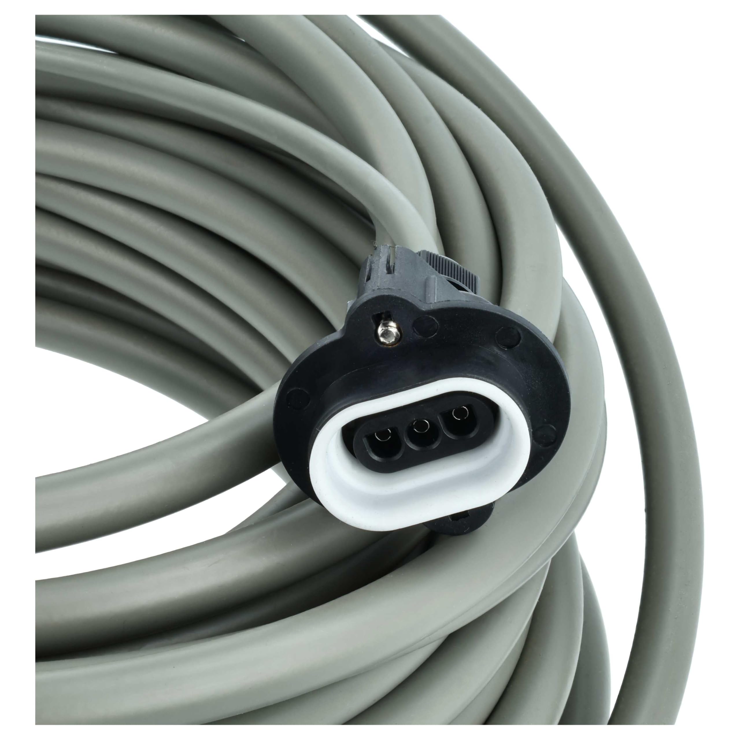 vhbw Cable Robot Piscina Compatible con Zodiac Vortex 3,2, 3, OV3500, OV3400, 3 4WD, OV3480 - Transformador - Cable de Corriente de 18 m