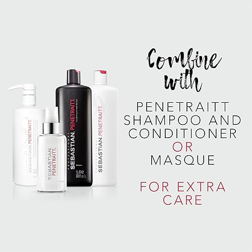 Miniatura 8 de Sebastian Suero profesional Penetraitt reparador nocturno con ácido hialurónico y niacinamida | Tratamiento hidratante sin enjuague para cabello