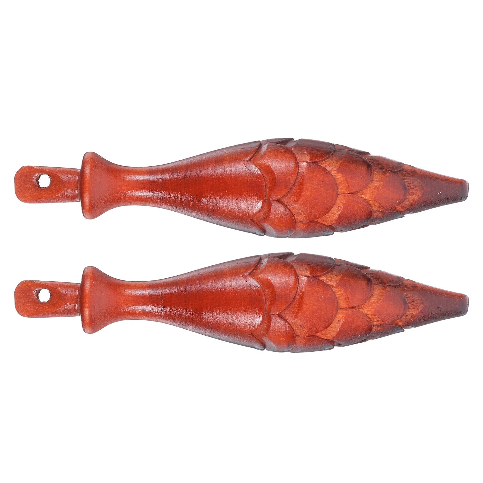 Accesorios para reparación de relojes de pared con 2 pesas de madera UKCOCO