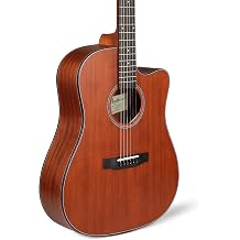 41" Solid Spruce Top Acoustic Guitar Beginner Kit