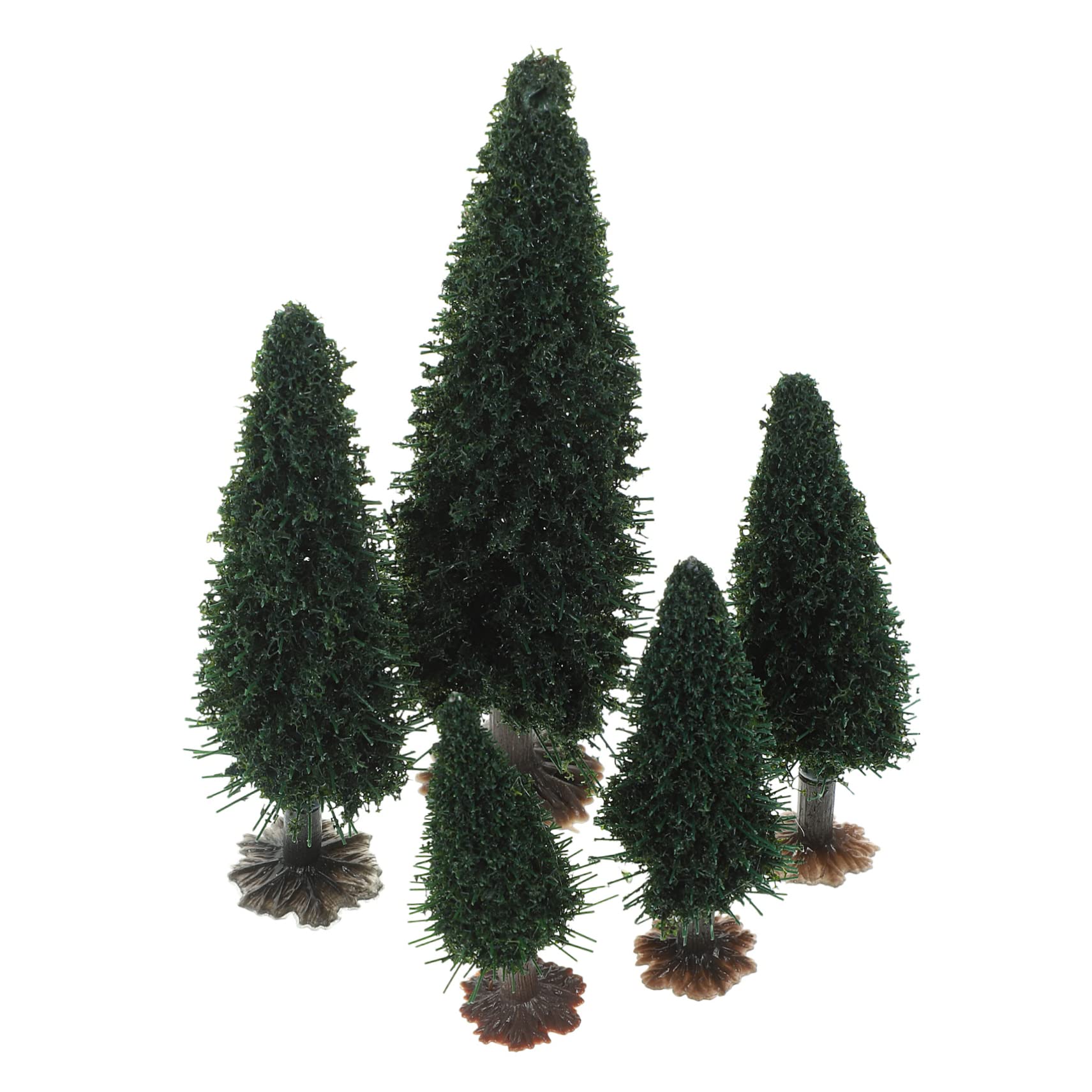 SHINEOFI 45piezas Miniaturas De Árboles Escénicos para Paisajismo Modelos De Árboles Falsos para Dioramas y Decoraciones De Maquetas
