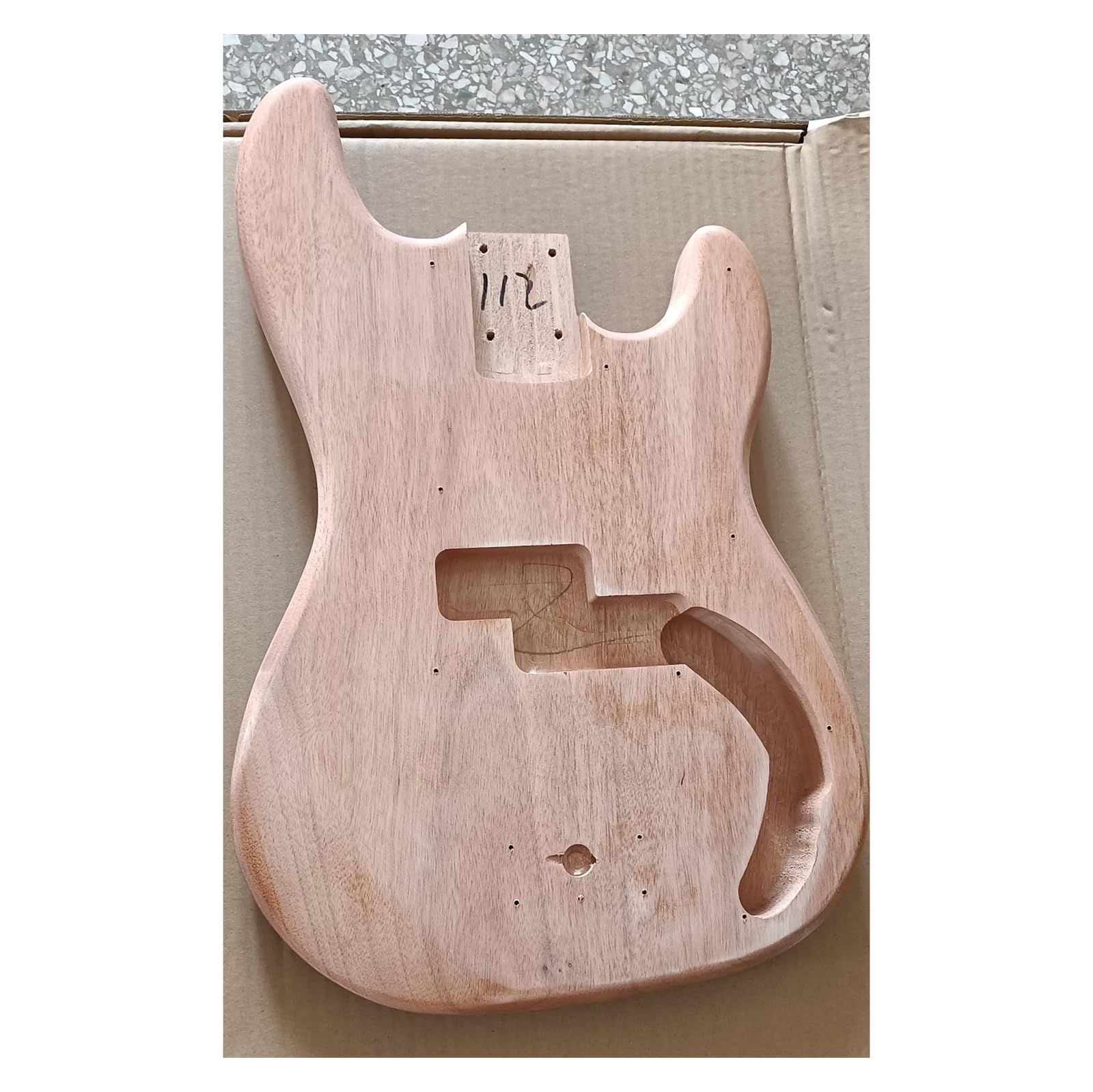 zestaw do gitary diy Zestaw gitary basowej 4 strunowej instrument DIY 43 cale