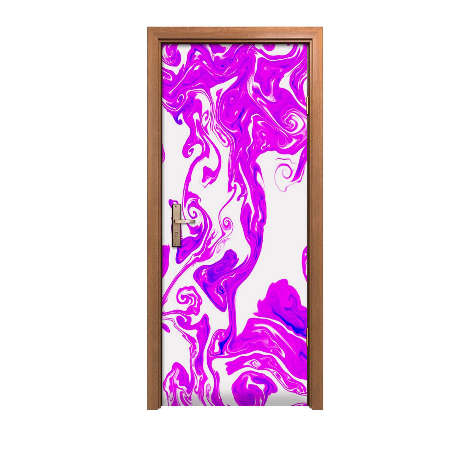 Autocollant de porte 80x200cm pour moderniser rapidement un couloir sans peindre