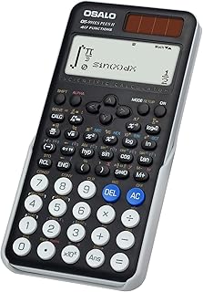 OSALO Scientific Calculator 417 Function 2 Line 10+2 Digits Written Display Solar Calculators (OS 991ES Plus 2nd Edition)