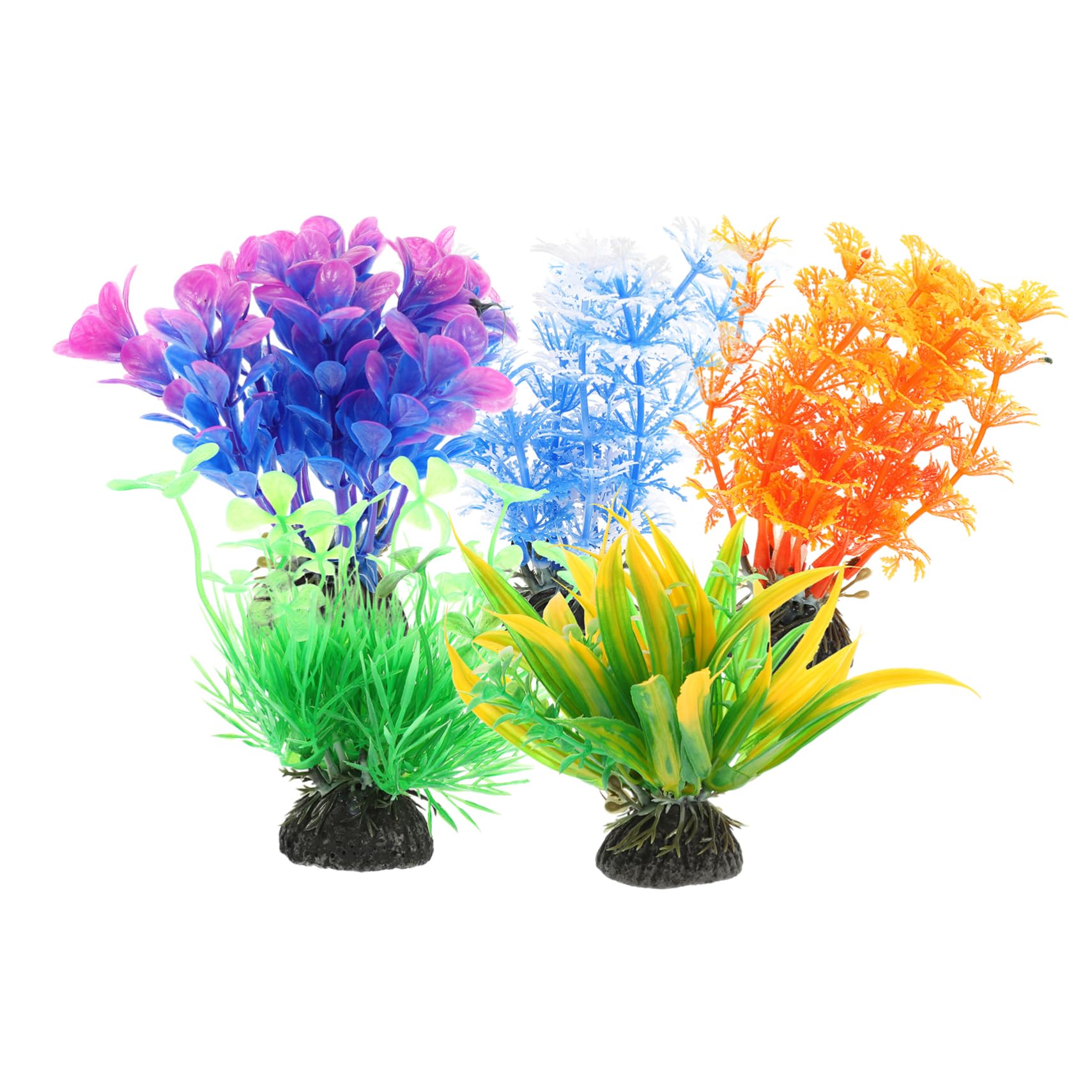 Alipis 5 Set Piante Acquatiche Artificiali per Acquari Decorazioni per Realistiche E Sicure Ornamentali per Domestici E Uffici 5 Pezzi*5