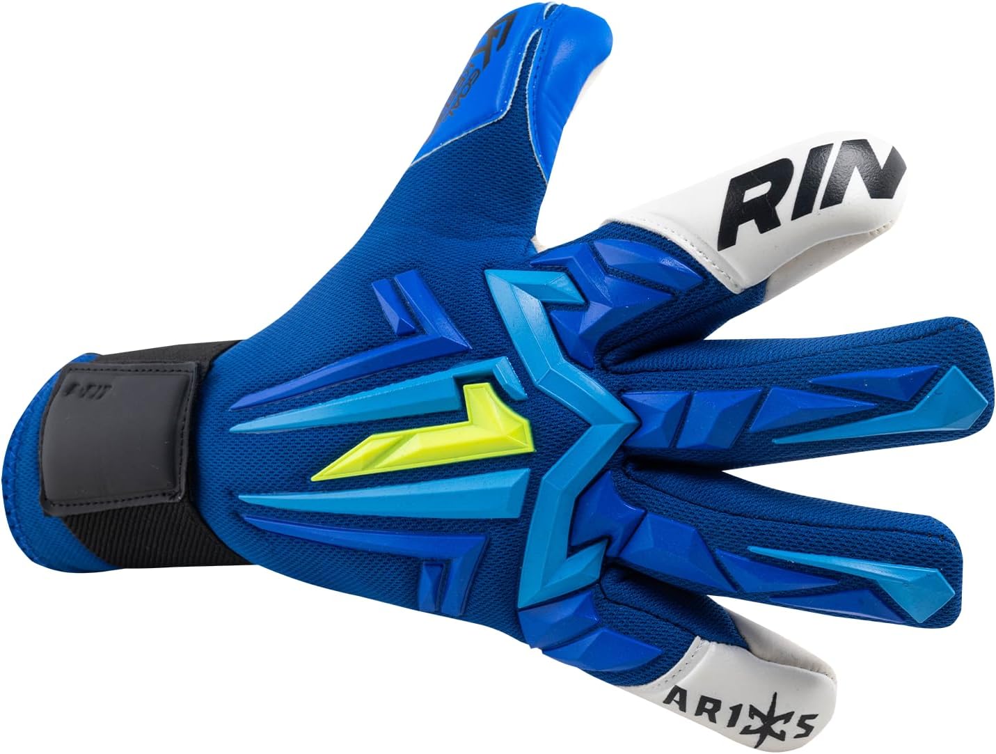 Rinat Aries-X Prime Soccer Goalkeeper Gloves – Super Softy XP Latex | Negative Cut | Breathable & Flexible | Strapless Fit | Pro-Level Durability