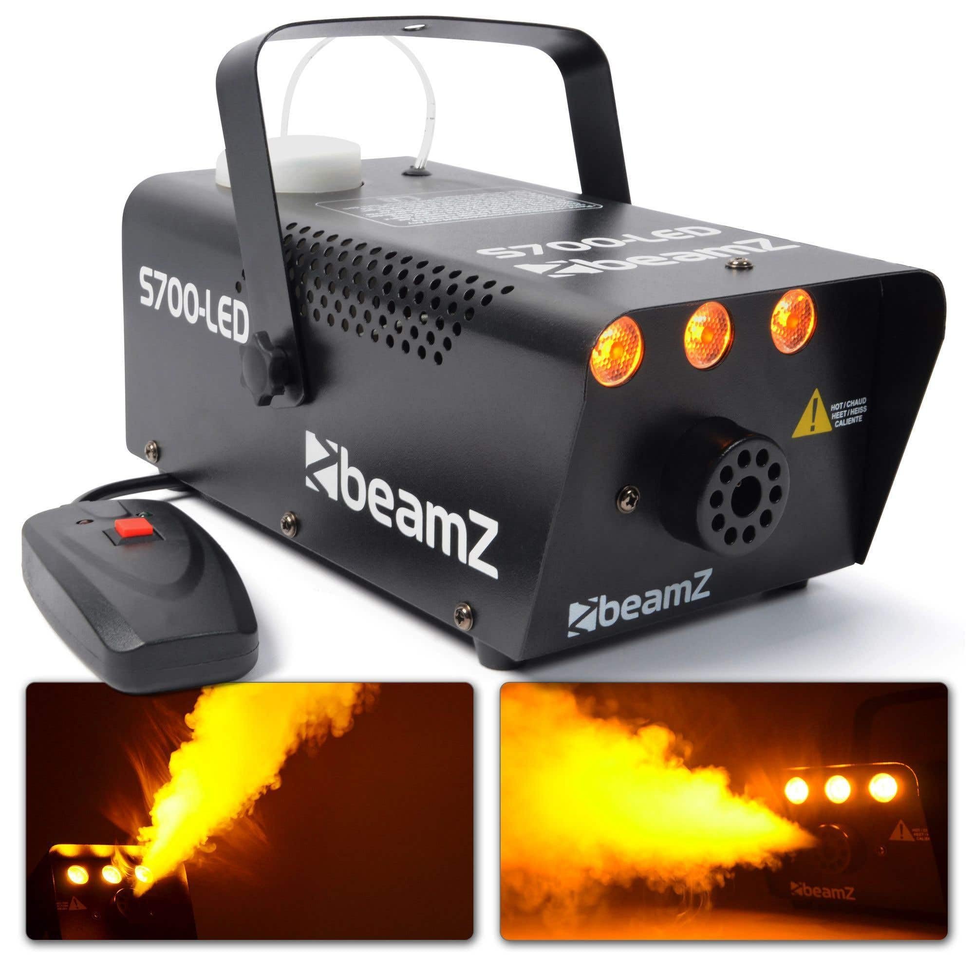 BeamZ Party Paket XXL Partybeleuchtungsset für mobile DJs, Hochzeiten Veranstaltungen, Partylichter, Disco Set, Partyset, Nebelmaschine, Nebelfluid, Lichtanlage mit Stativ