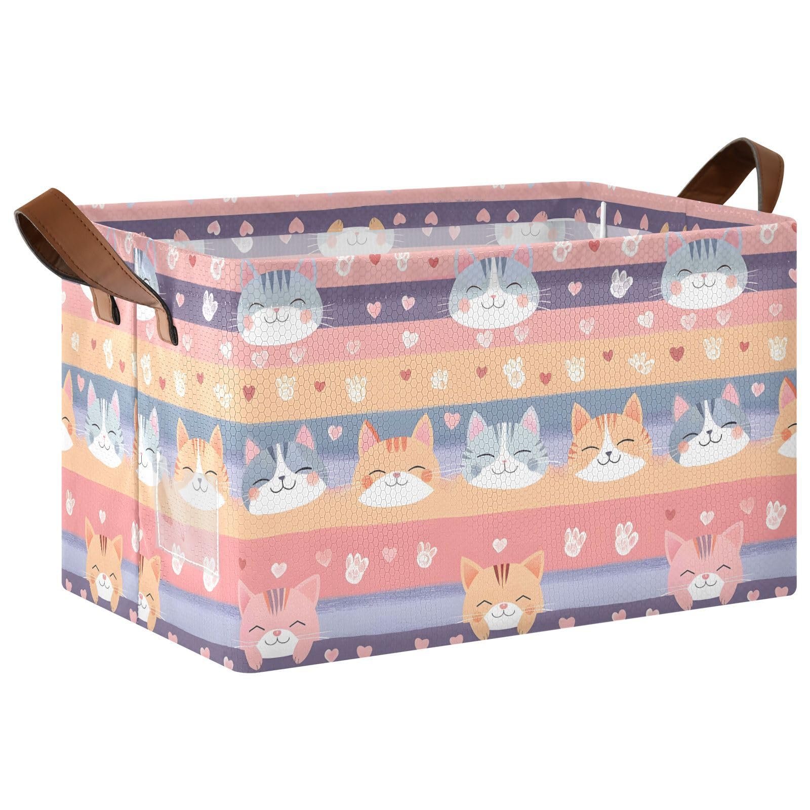 Boîte de rangement chat pour chambre et vêtements net