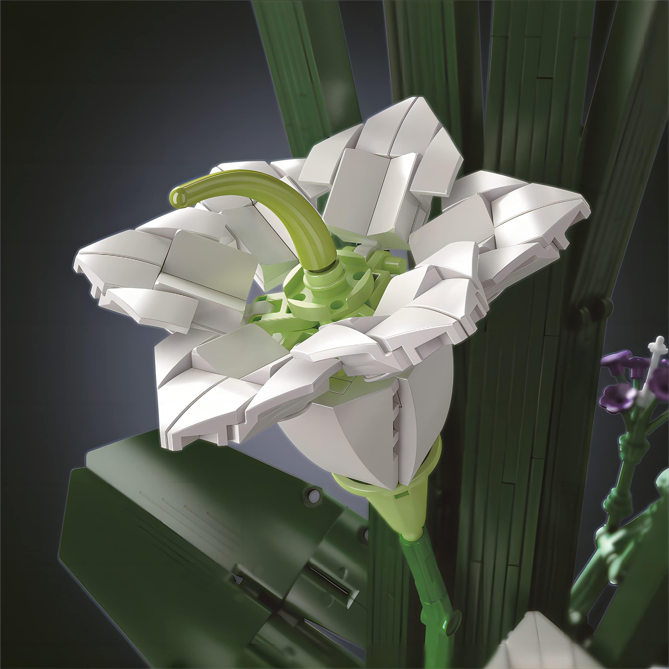 Amazon.co.jp: Mrkuriosity ユリの花 組み立てブロックセット