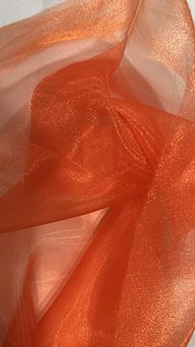 Miniatura 10 de New Star Fabrics Tela de organza transparente verde lima, 10 yardas, sedosa, brillante, perfecta para vestidos de novia, manualidades, decoración de