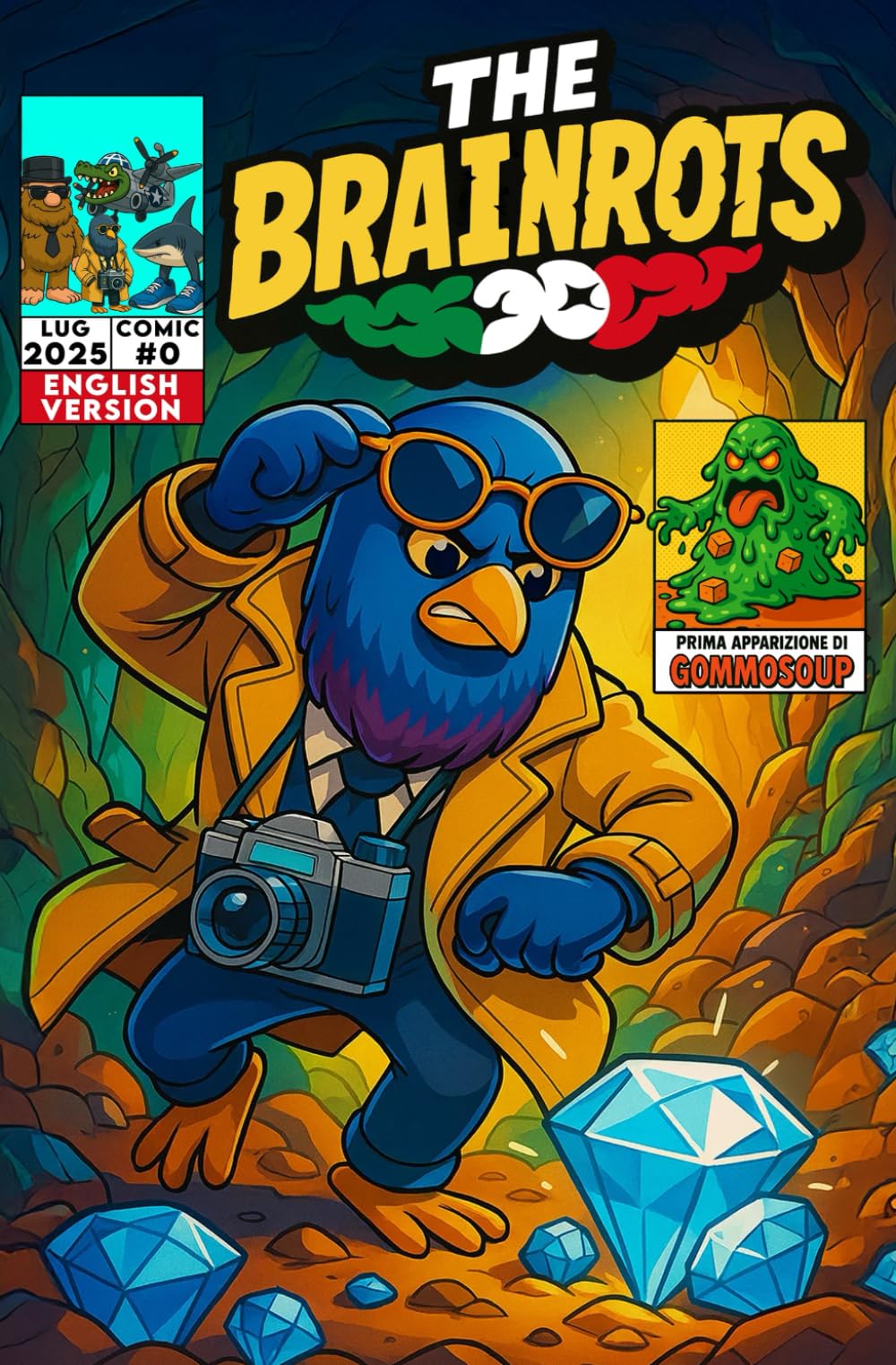 The Brainrots #0 - Italian Brainrot Comics: Includes 5 Mini Stories + Games & Extra Features - First Appearance of Gommosoup