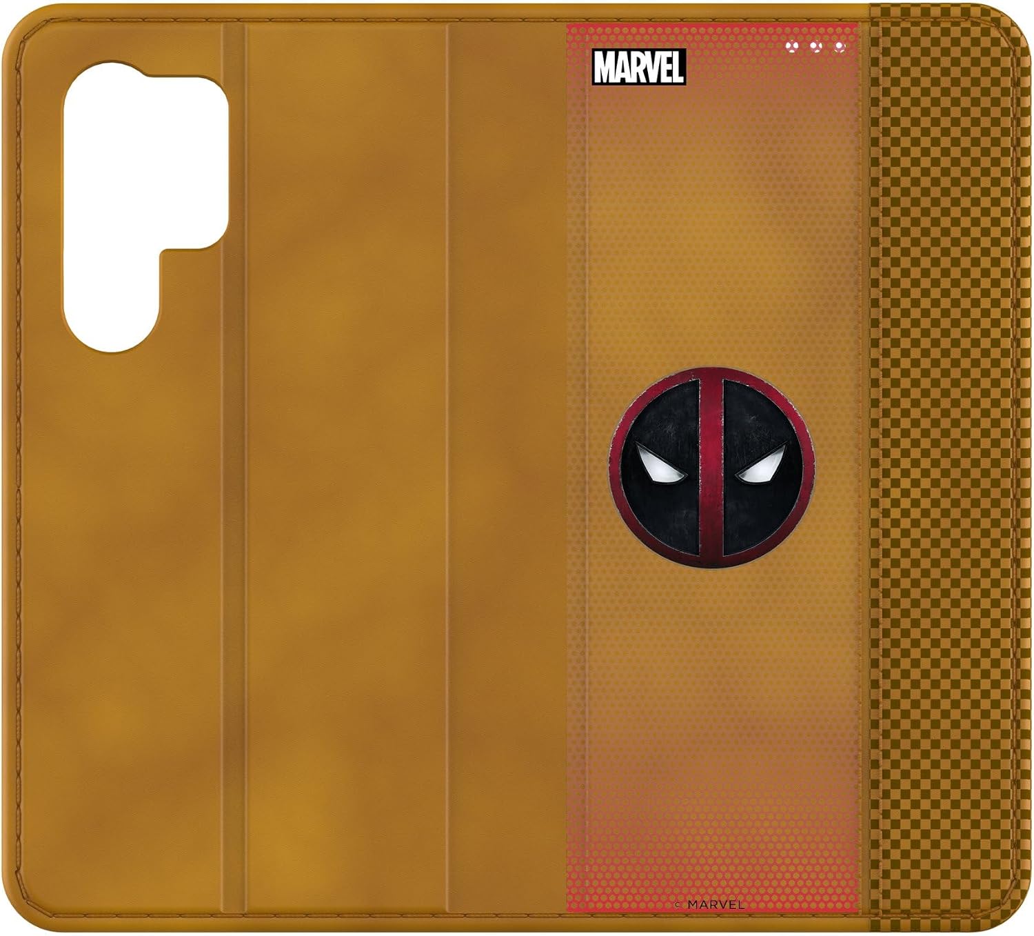 Keyscaper Marvel Deadpool Grid Folio Cell Phone Case for Galaxy S24