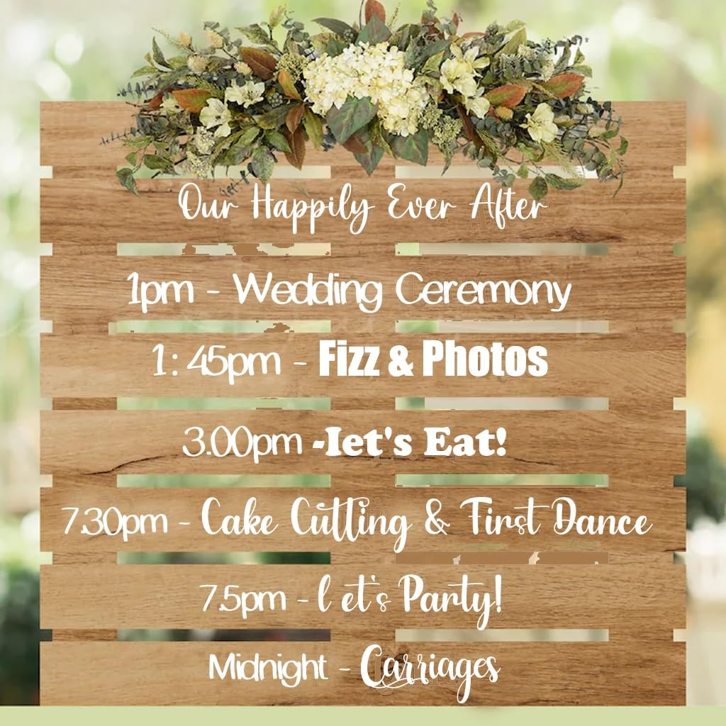 Letrero Personalizado For Espejo De Fiesta De Boda, Bienvenido A Nuestro Letrero De Boda, Calcomanía De Espejo For Boda, Letrero De Bienvenida, Nombre Y Fecha Rústicos Personalizados