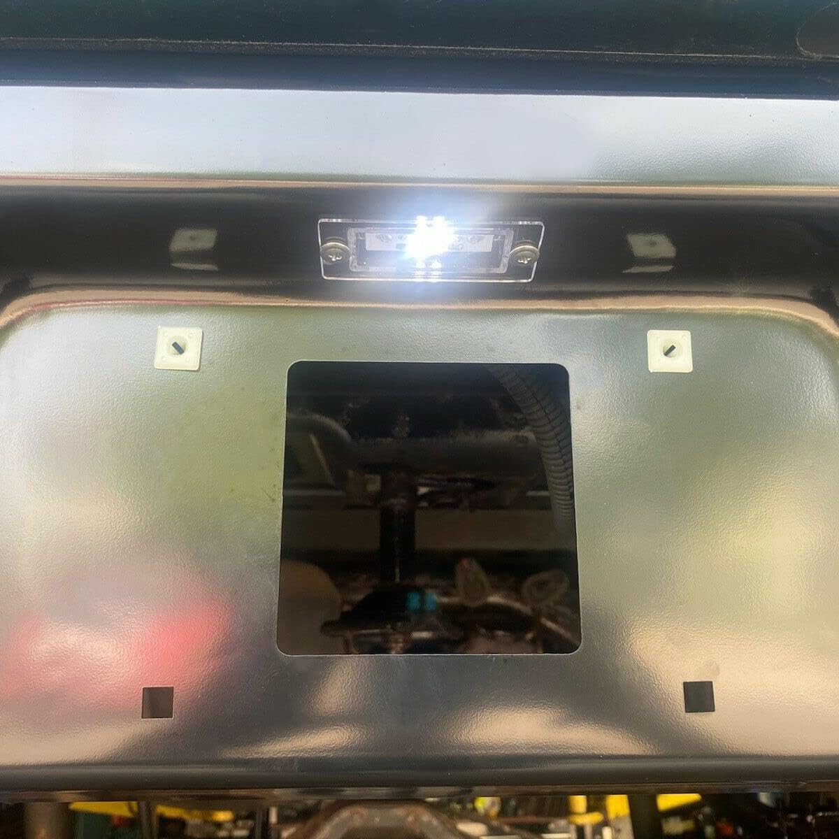 HECASA Roll Pan License Plate LED Light Tag Light for Rollpan Universal