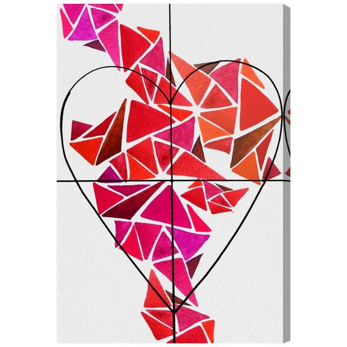 Amazon.co.jp: Oliver Gal 「Piece of my Heart」キャンバスアート 16