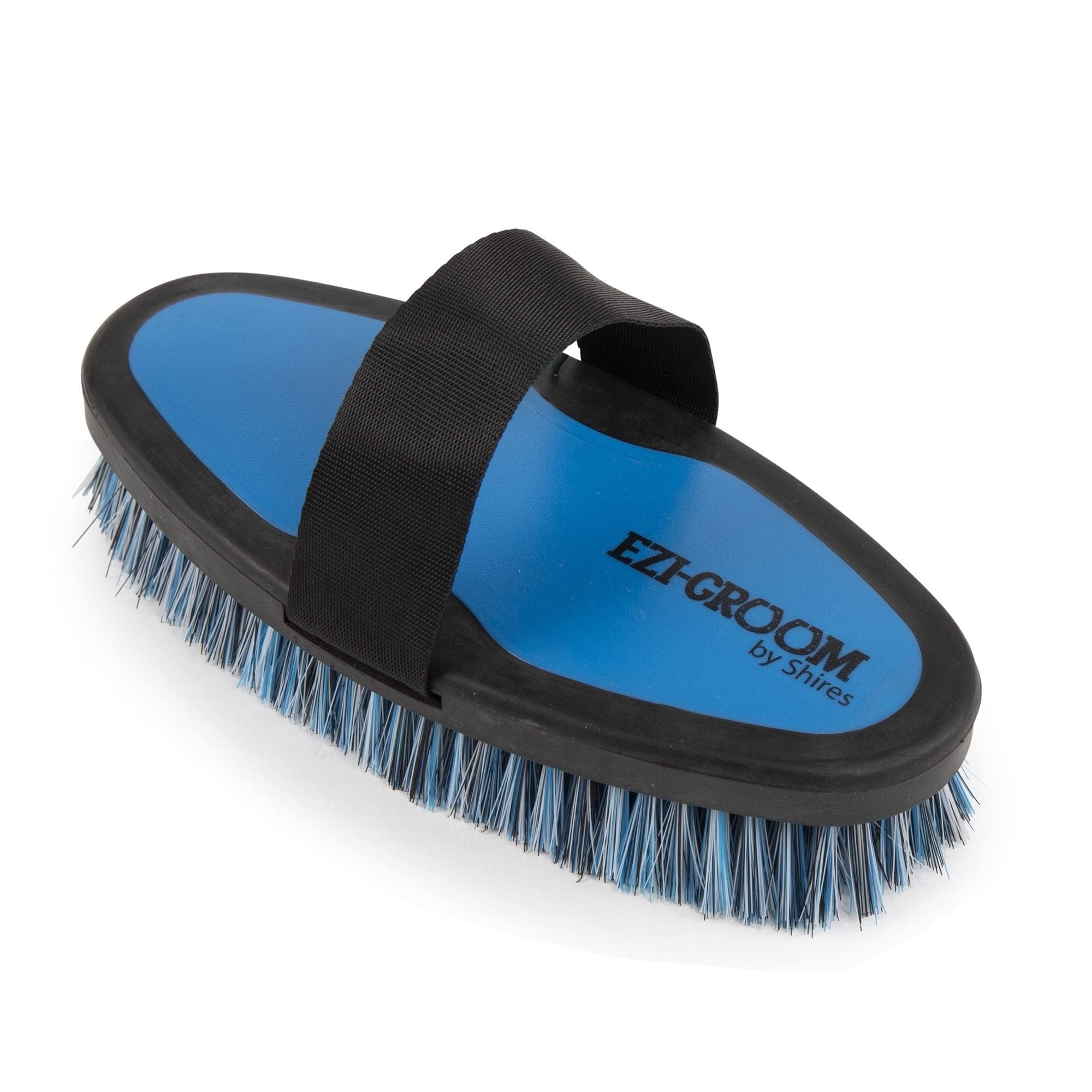 Shires – 1405 ezi-Groom pequeño Cuerpo Cepillo, Azul Claro, Small